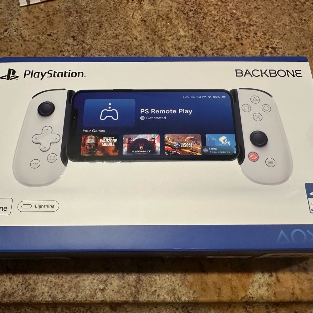 Sony PlayStation Backbone White - Lightening Edition (Great Christmas Gift!)